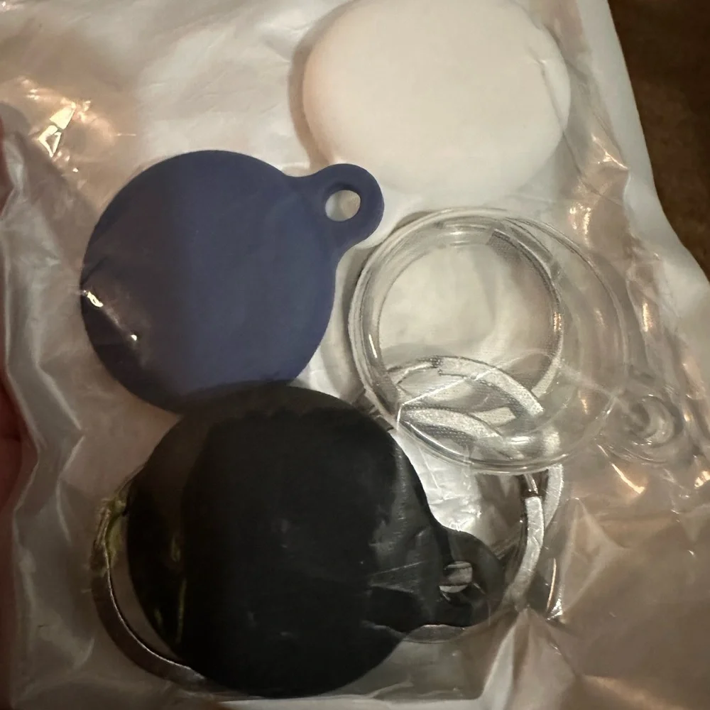 4 pack Air tag holder keychain